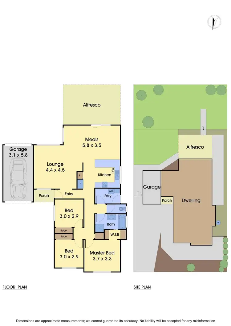 Floorplan of Homely house listing, 13 Eskay Road, Epping VIC 3076