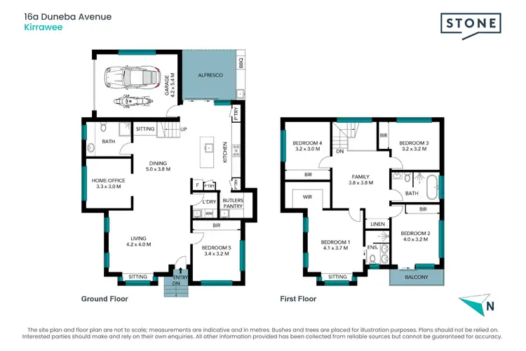 Floorplan of Homely house listing, 16A Duneba Avenue, Kirrawee NSW 2232