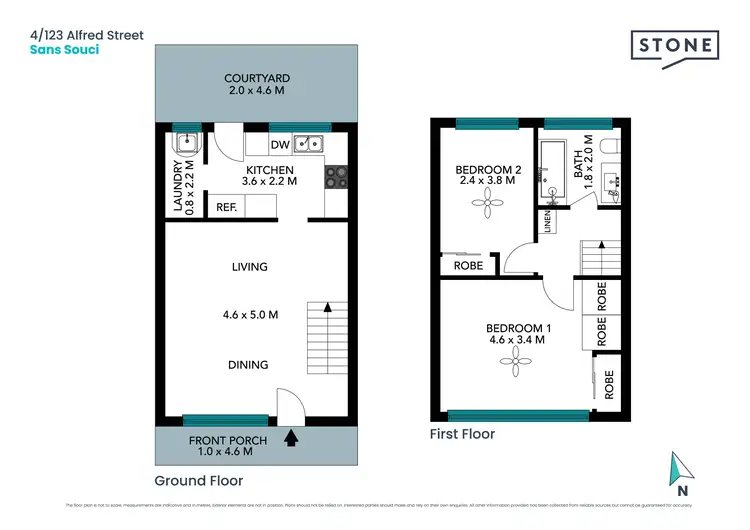 Floorplan of Homely apartment listing, 4/123 Alfred Street, Sans Souci NSW 2219