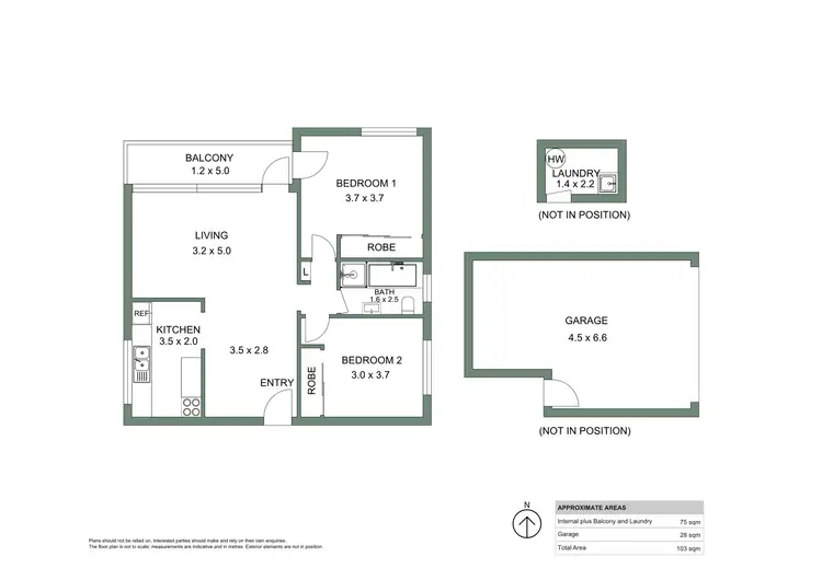 Floorplan of Homely apartment listing, 4/127-129 Clovelly Road, Randwick NSW 2031
