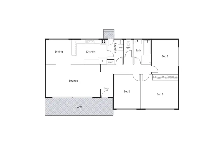 Floorplan of Homely house listing, 97 Carruthers Street, Curtin ACT 2605