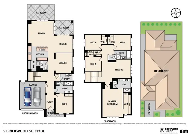 Floorplan of Homely house listing, 5 Brickwood Street, Clyde VIC 3978