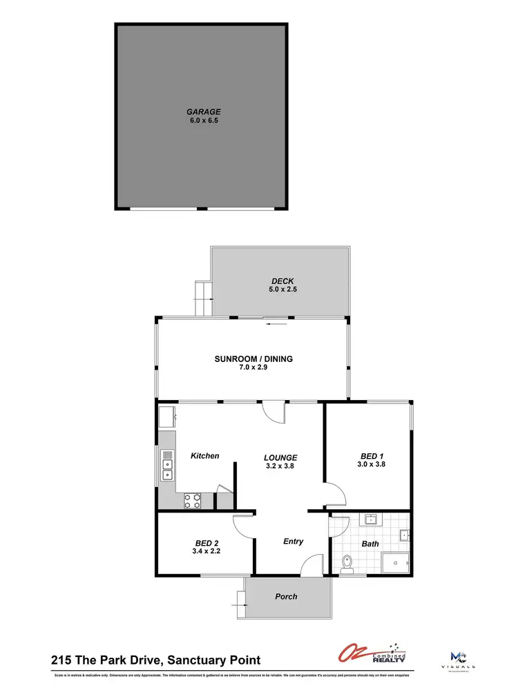 Floorplan of Homely house listing, 215 The Park Drive, Sanctuary Point NSW 2540