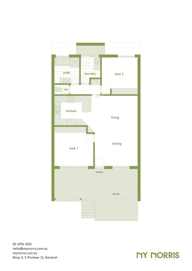 Floorplan of Homely townhouse listing, 31/25 Pinkerton Circuit, Kambah ACT 2902