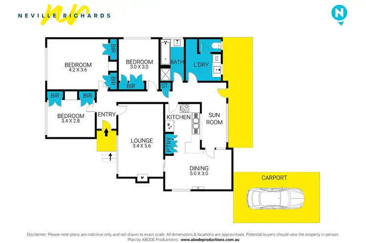 Floorplan of Homely house listing, 26 Brown Street, Portarlington VIC 3223