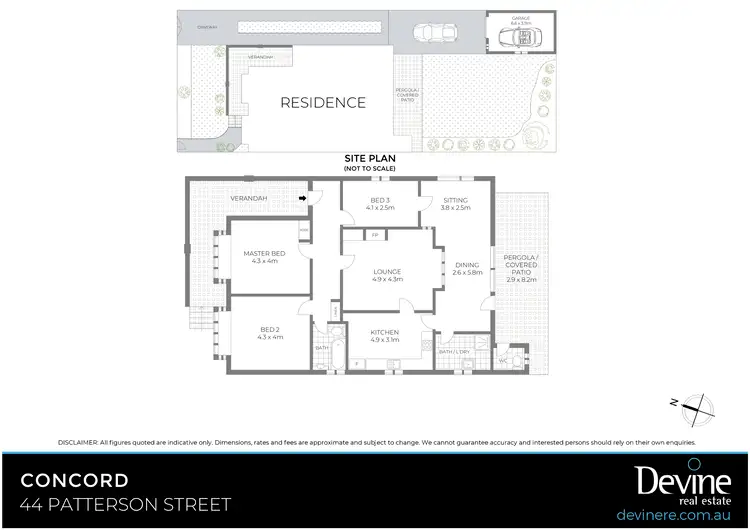 Floorplan of Homely house listing, 44 Patterson Street, Concord NSW 2137