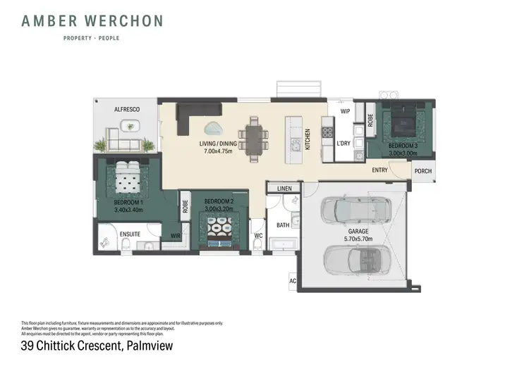 Floorplan of Homely house listing, 39 Chittick Crescent, Palmview QLD 4553