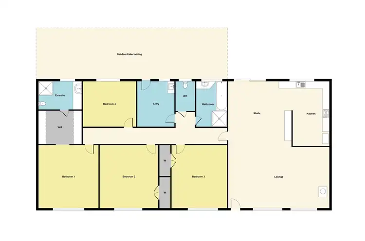 Floorplan of Homely house listing, 195 Mosquito Road, Maryborough VIC 3465