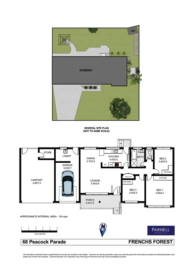 Floorplan of Homely house listing, 68 Peacock Parade, Frenchs Forest NSW 2086