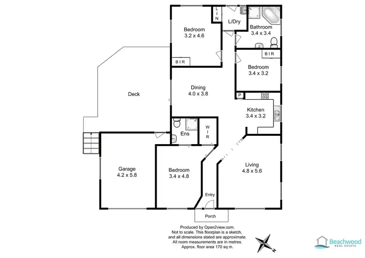 Floorplan of Homely house listing, 57 Penambul Drive, Miandetta TAS 7310