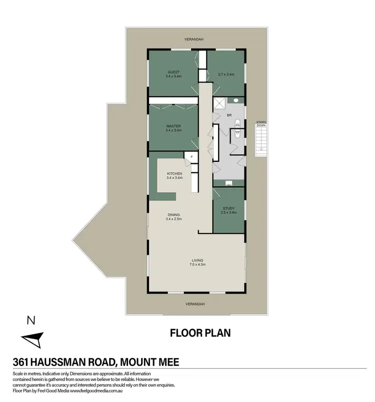 Floorplan of Homely rural property listing, 361 Hausmann Road, Mount Mee QLD 4521