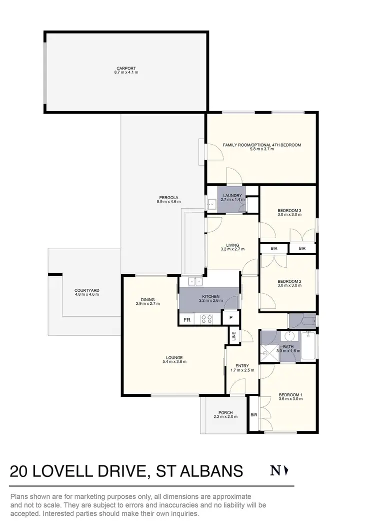 Floorplan of Homely house listing, 20 Lovell Drive, St Albans VIC 3021