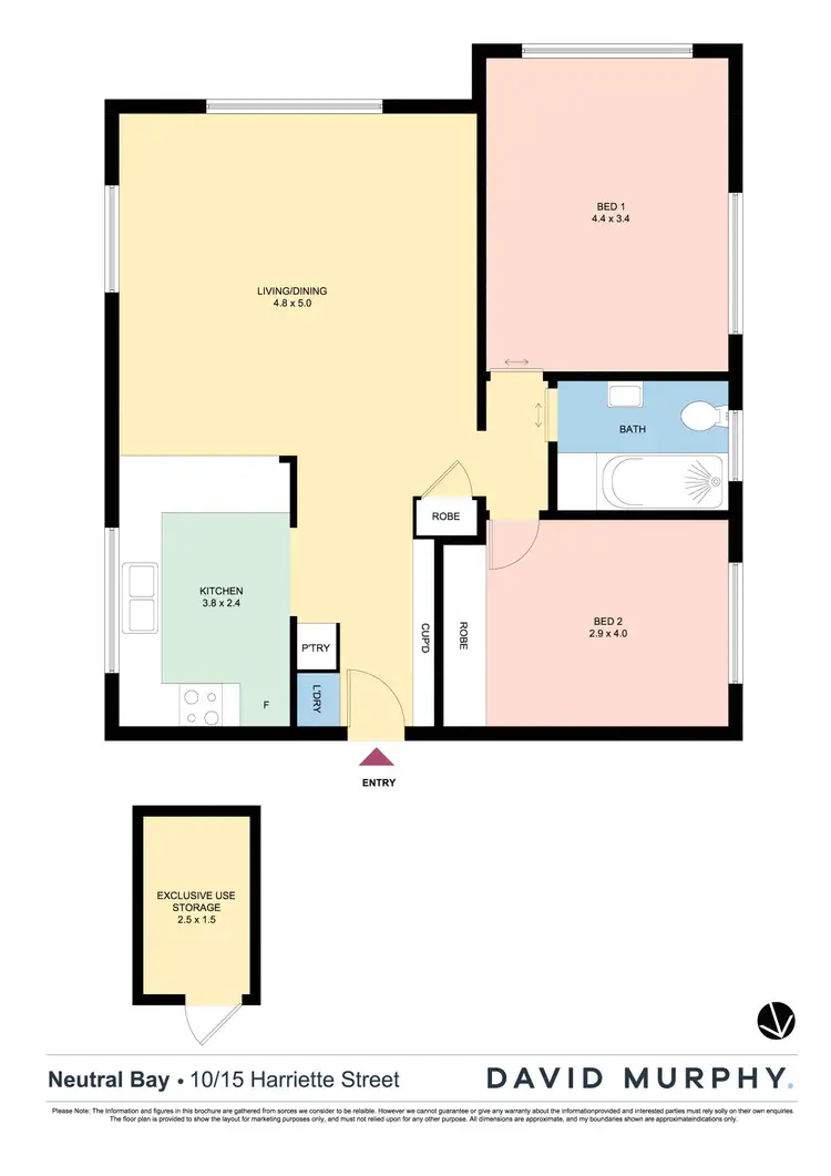 Floorplan of Homely apartment listing, 10/15 Harriette Street, Neutral Bay NSW 2089