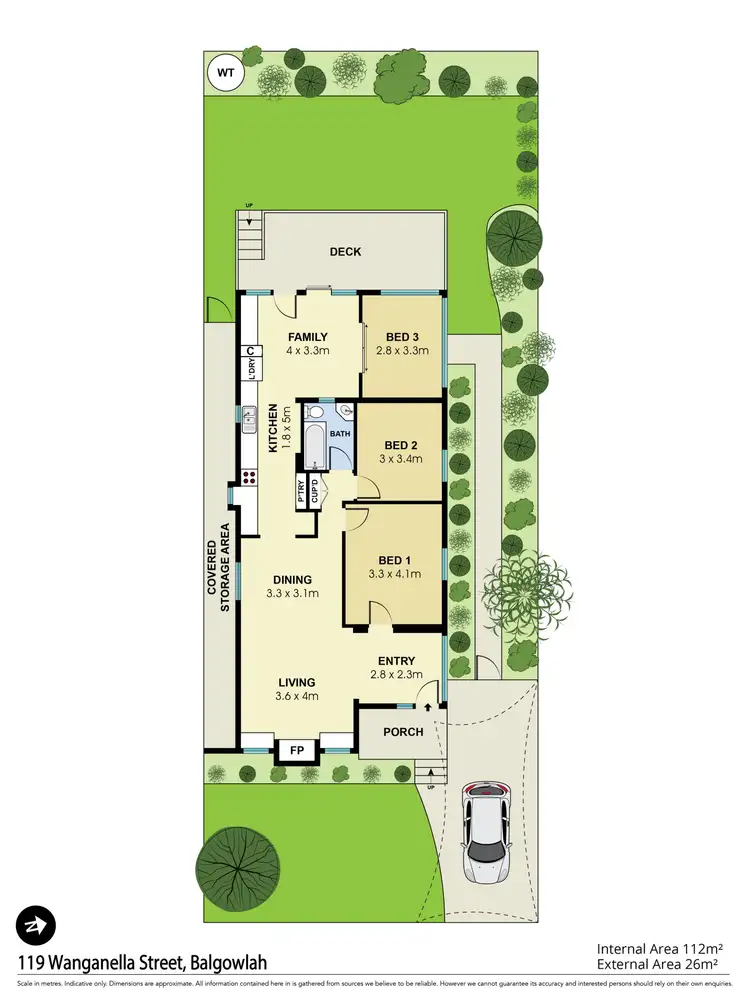 Floorplan of Homely house listing, 119 Wanganella Street, Balgowlah NSW 2093