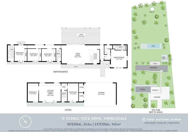 Floorplan of Homely house listing, 12 Scenic Vista Drive, Ewingsdale NSW 2481