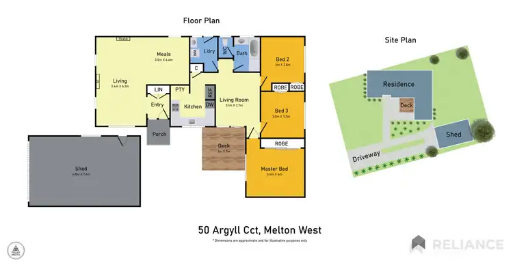 Floorplan of Homely house listing, 50 Argyll Circuit, Melton West VIC 3337
