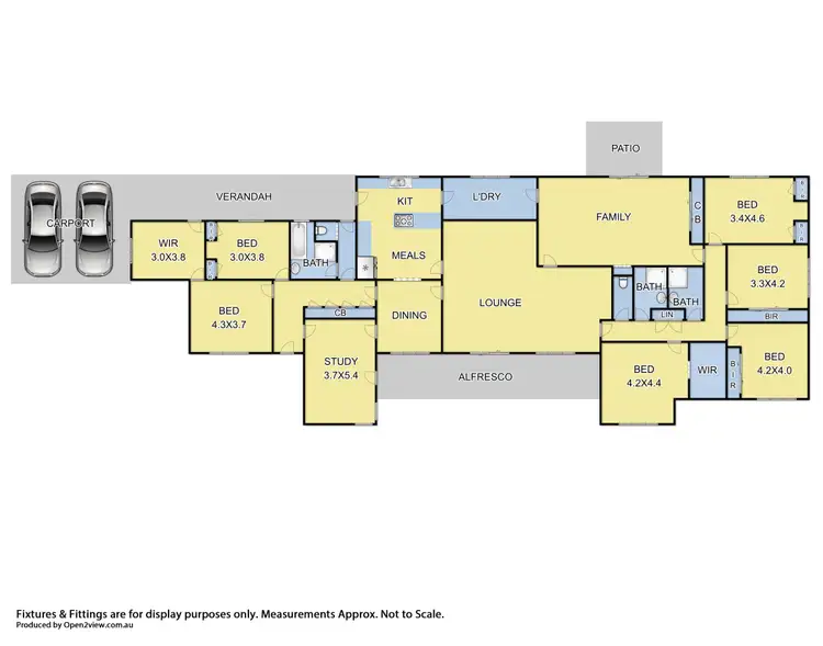 Floorplan of Homely house listing, 713 Spring Valley Road, Flowerdale VIC 3717