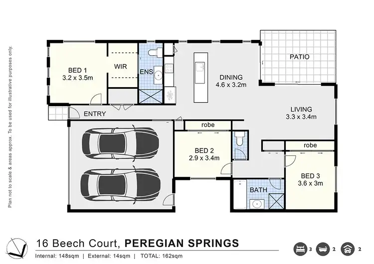 Floorplan of Homely house listing, 16 Beech Court, Peregian Springs QLD 4573