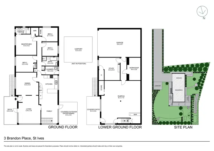 Floorplan of Homely house listing, 3 Brandon Place, St Ives NSW 2075