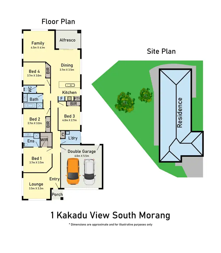 Floorplan of Homely house listing, 1 Kakadu View, South Morang VIC 3752