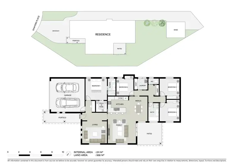 Floorplan of Homely house listing, 5 Sawyers Place, Mudgee NSW 2850