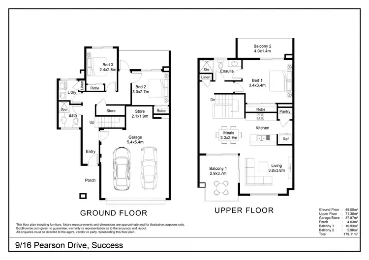 Floorplan of Homely house listing, 9/16 Pearson Drive, Success WA 6164