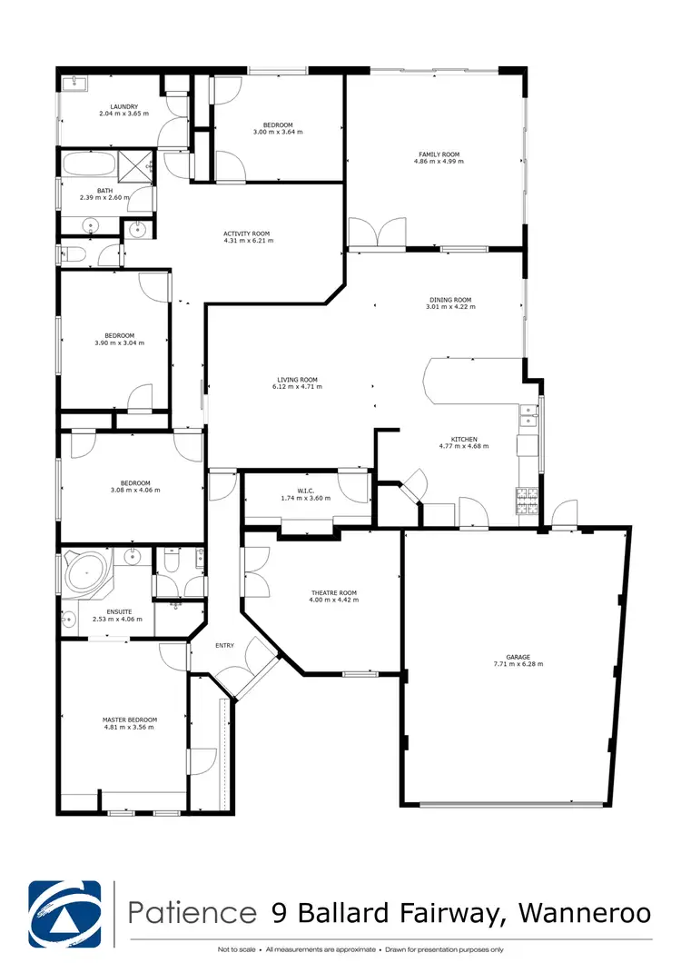 Floorplan of Homely house listing, 9 Ballard Fairway, Wanneroo WA 6065