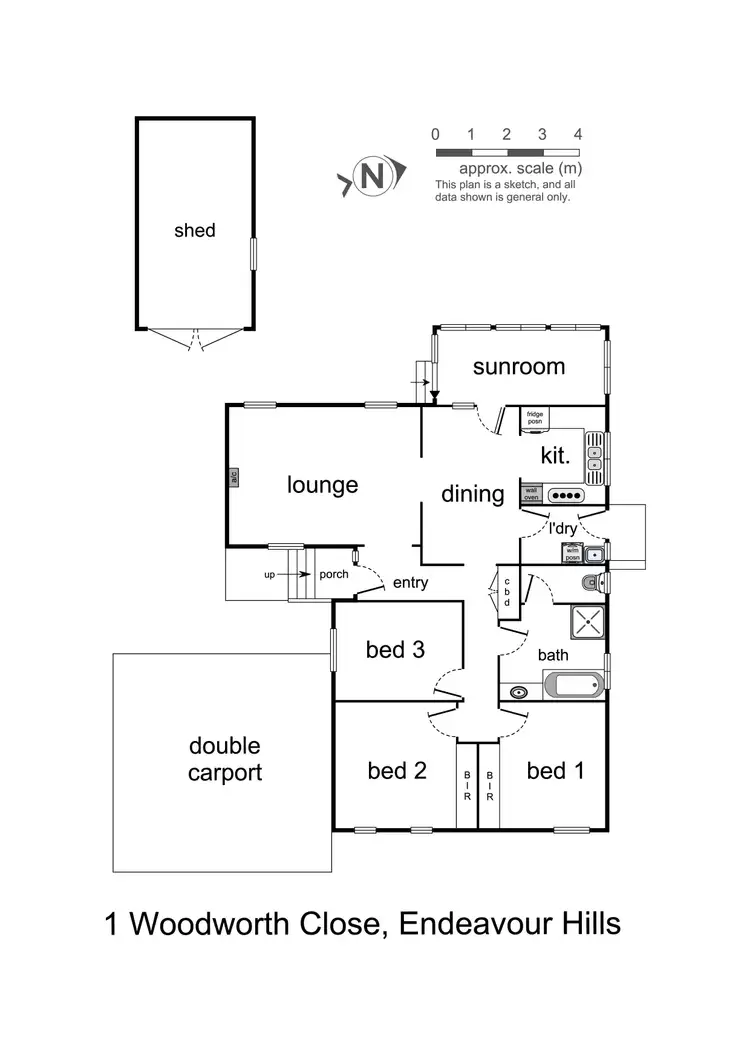 Floorplan of Homely house listing, 1 Woodworth Close, Endeavour Hills VIC 3802