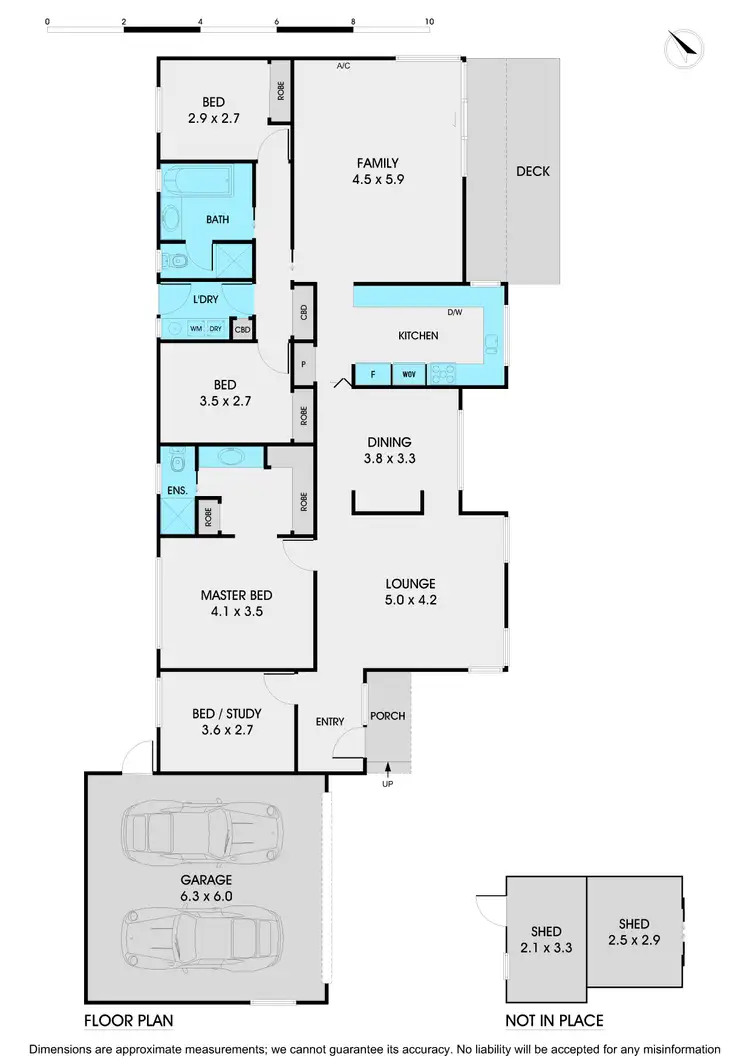 Floorplan of Homely house listing, 6 Rosewall Court, Wantirna South VIC 3152