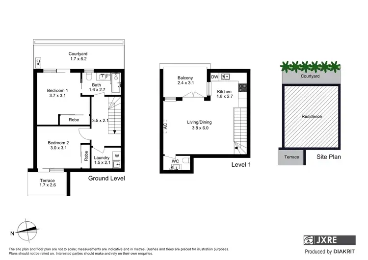 Floorplan of Homely apartment listing, 2/30 Lillimur Road, Ormond VIC 3204