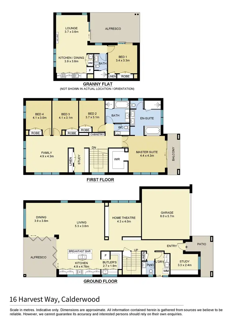 Floorplan of Homely house listing, 16 Harvest Way, Calderwood NSW 2527