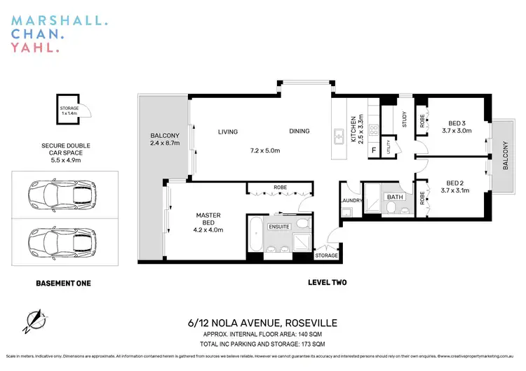 Floorplan of Homely apartment listing, 6/12 Nola Road, Roseville NSW 2069