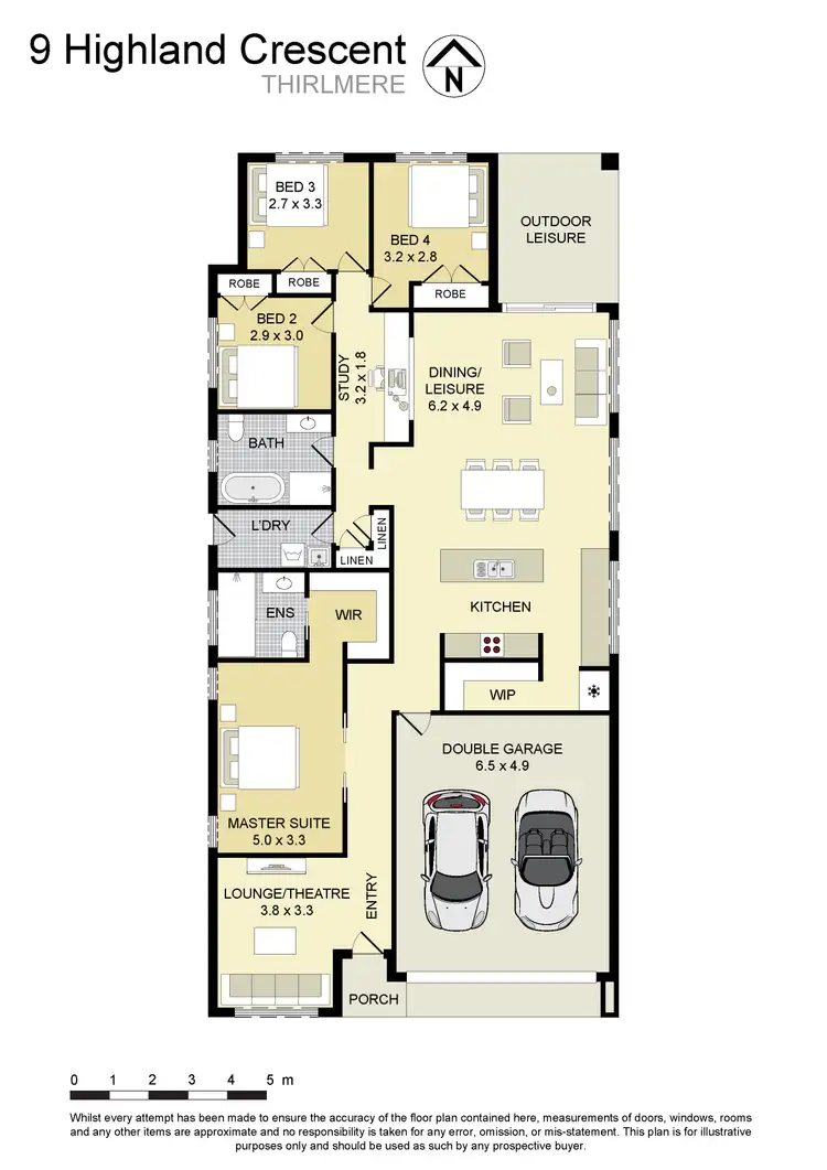 Floorplan of Homely house listing, 9 Highland Crescent, Thirlmere NSW 2572