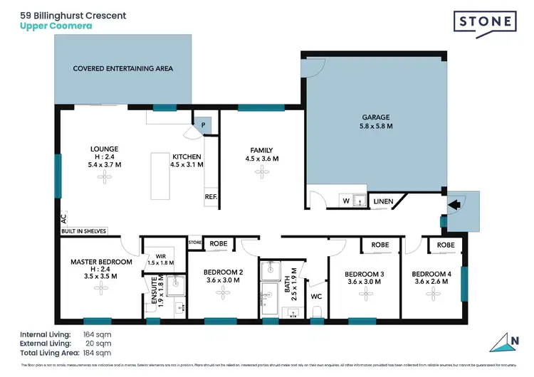 Floorplan of Homely house listing, 59 Billinghurst Crescent, Upper Coomera QLD 4209