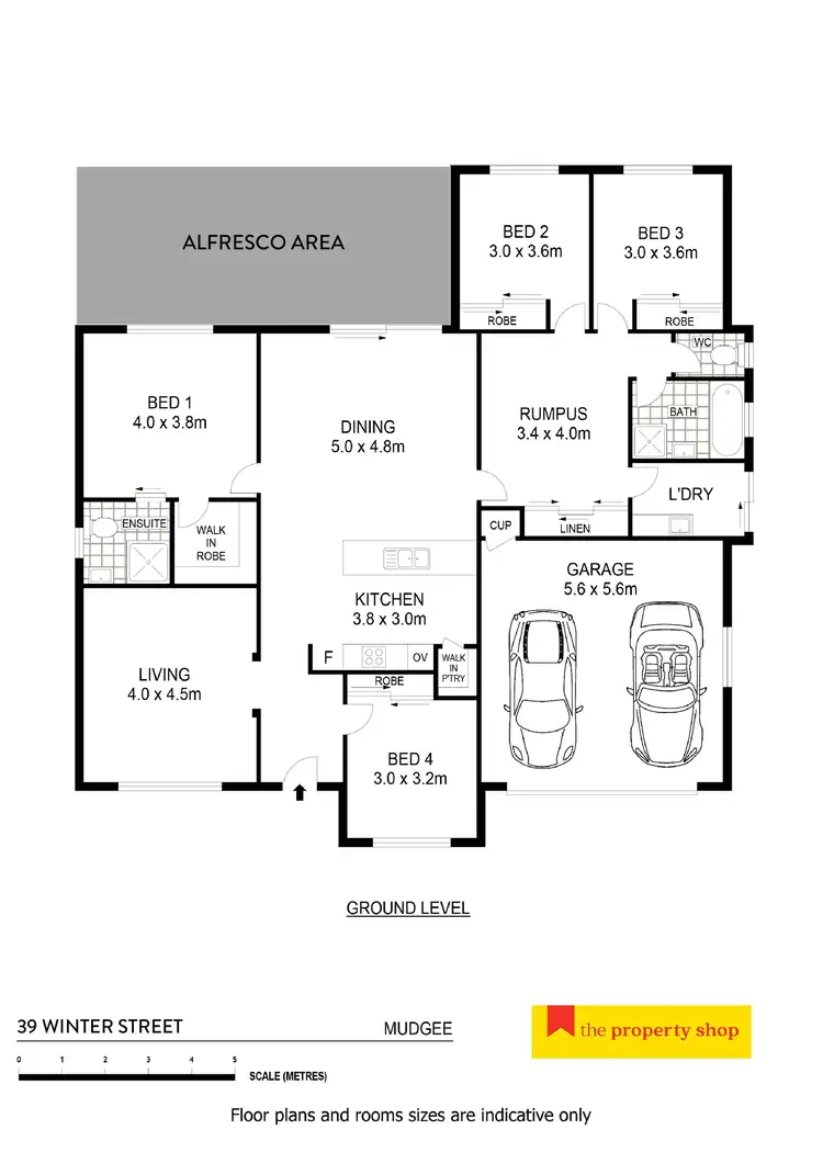Floorplan of Homely house listing, 39 Winter Street, Mudgee NSW 2850
