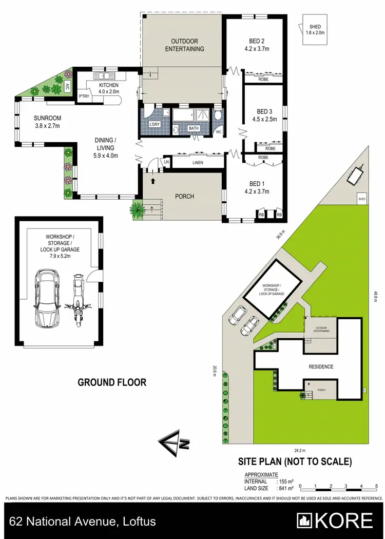 Floorplan of Homely house listing, 62 National Avenue, Loftus NSW 2232