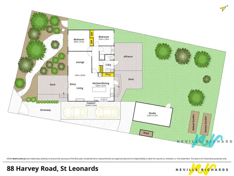 Floorplan of Homely house listing, 88 Harvey Road, St Leonards VIC 3223