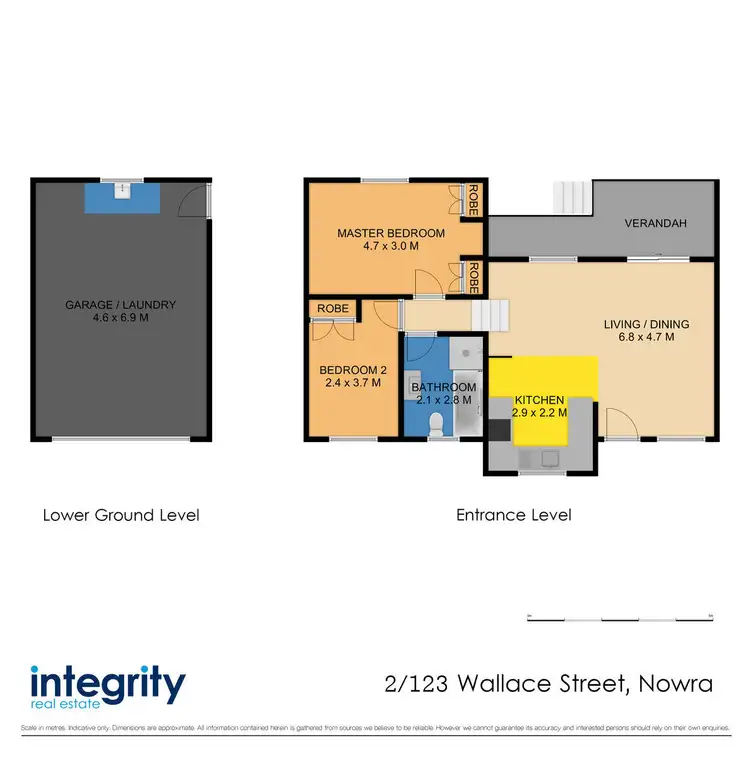 Floorplan of Homely unit listing, 2/123 Wallace Street, Nowra NSW 2541
