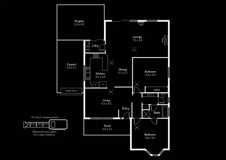 Floorplan of Homely land listing, LOT 702 Military Road, Tennyson SA 5022