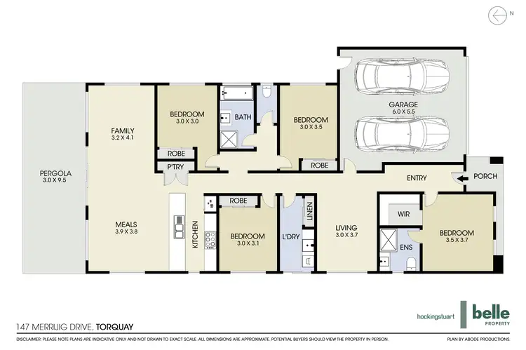 Floorplan of Homely house listing, 147 Merrijig Drive, Torquay VIC 3228