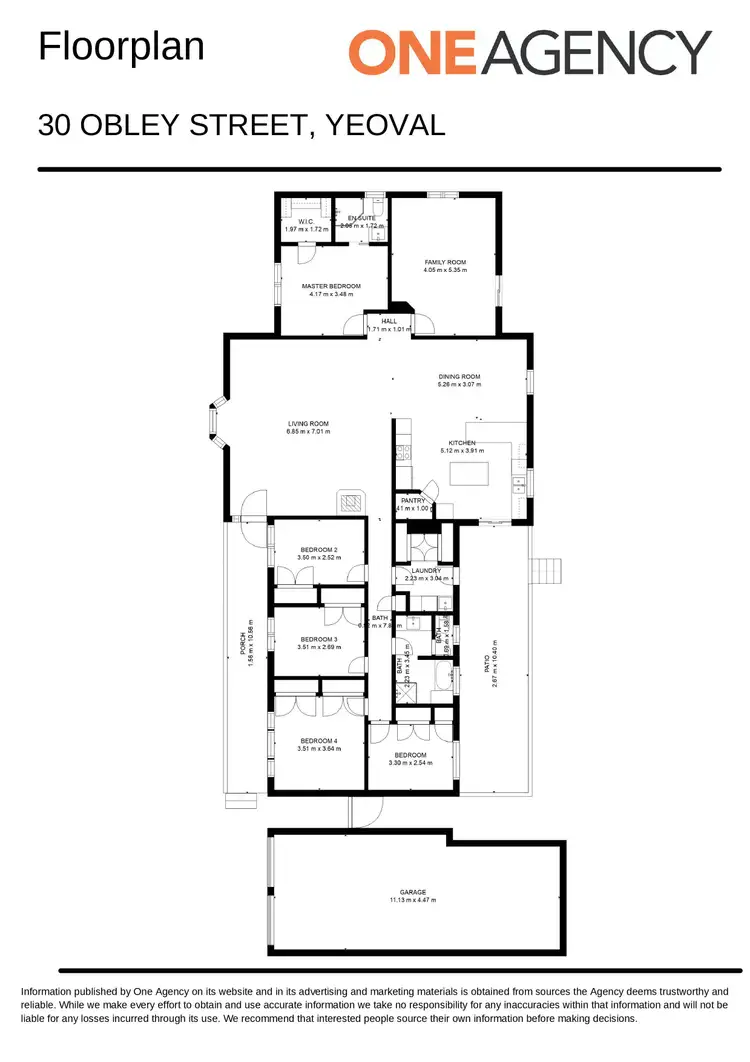 Floorplan of Homely house listing, 30 Obley Street, Yeoval NSW 2868