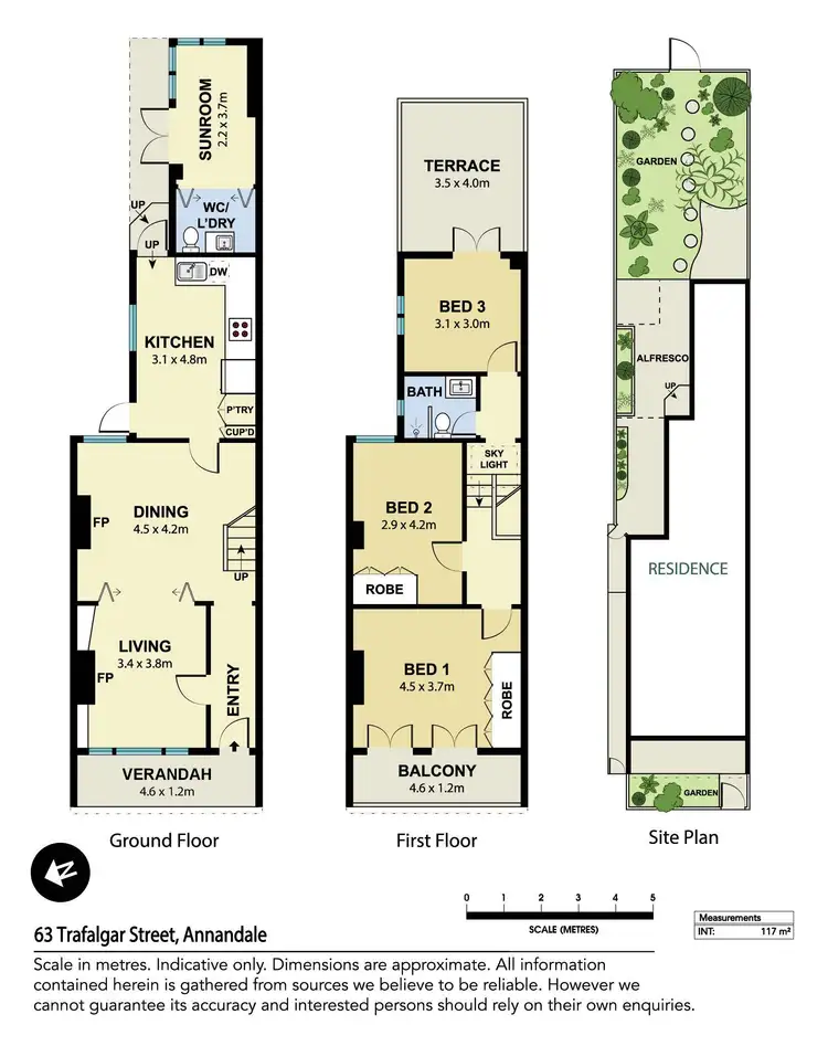 Floorplan of Homely house listing, 63 Trafalgar Street, Annandale NSW 2038