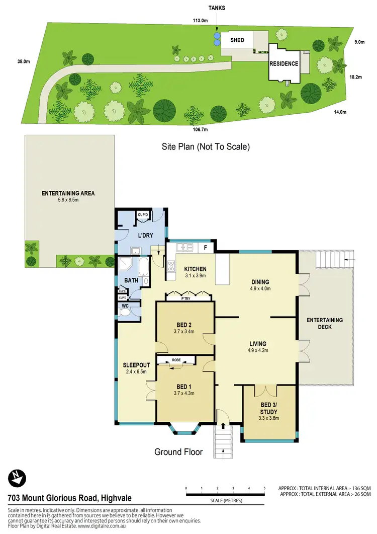 Floorplan of Homely house listing, 703 Mount Glorious Road, Highvale QLD 4520