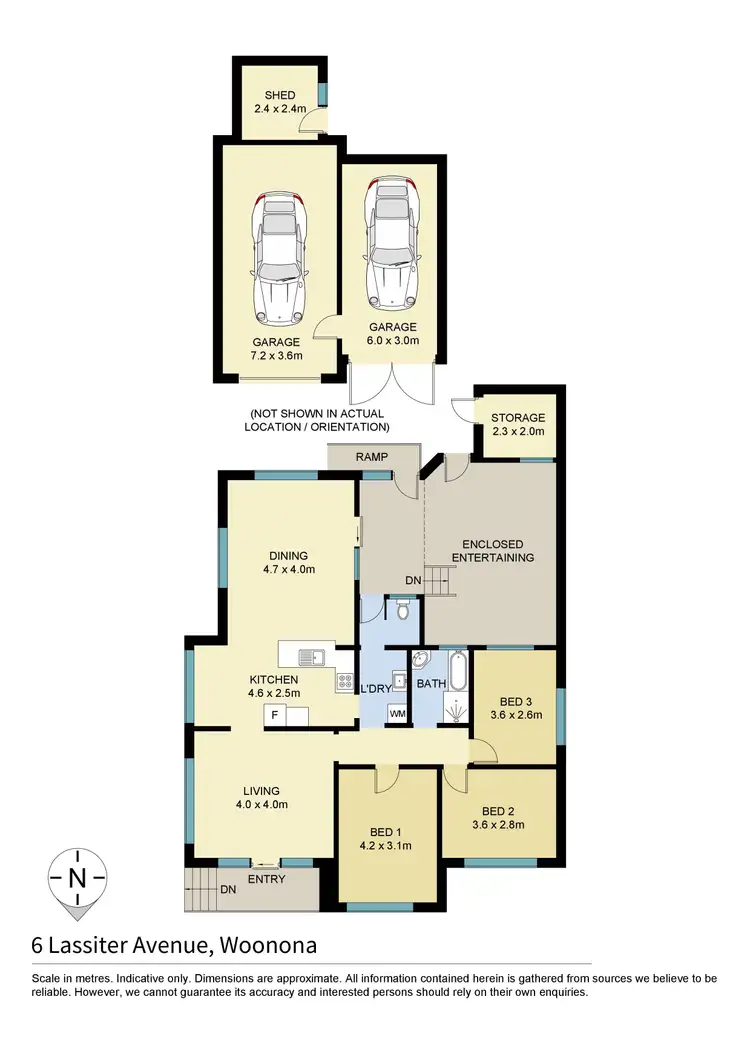 Floorplan of Homely house listing, 6 Lassiter Avenue, Woonona NSW 2517