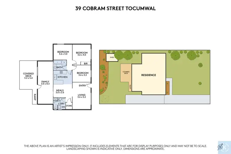 Floorplan of Homely house listing, 39 Cobram Street, Tocumwal NSW 2714