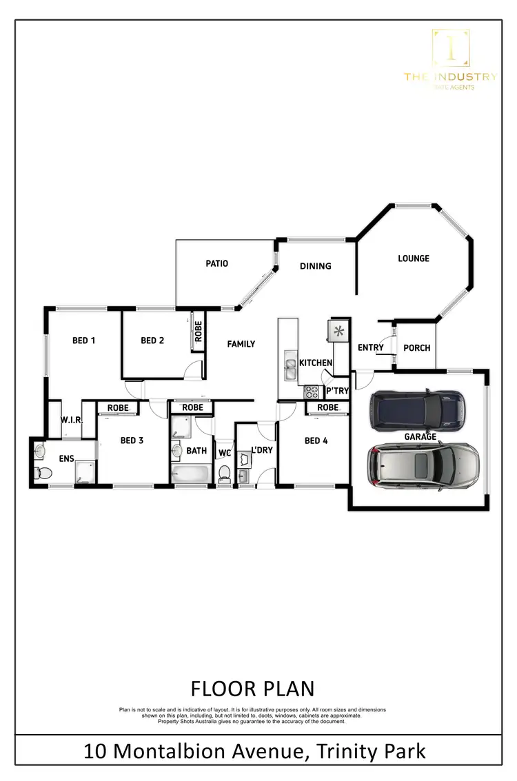 Floorplan of Homely house listing, 10 Montalbion Avenue, Trinity Park QLD 4879