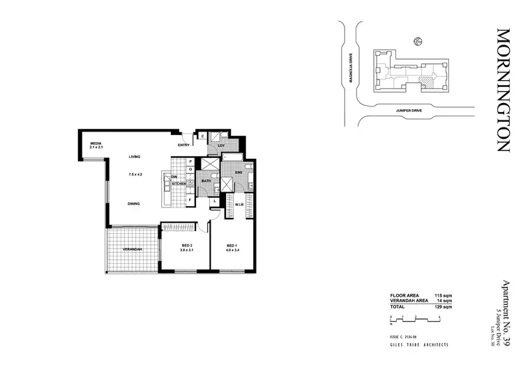 Floorplan of Homely apartment listing, 39/5 Juniper Drive, Breakfast Point NSW 2137
