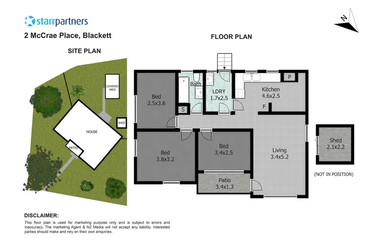 Floorplan of Homely house listing, 2 McCrae Place, Blackett NSW 2770