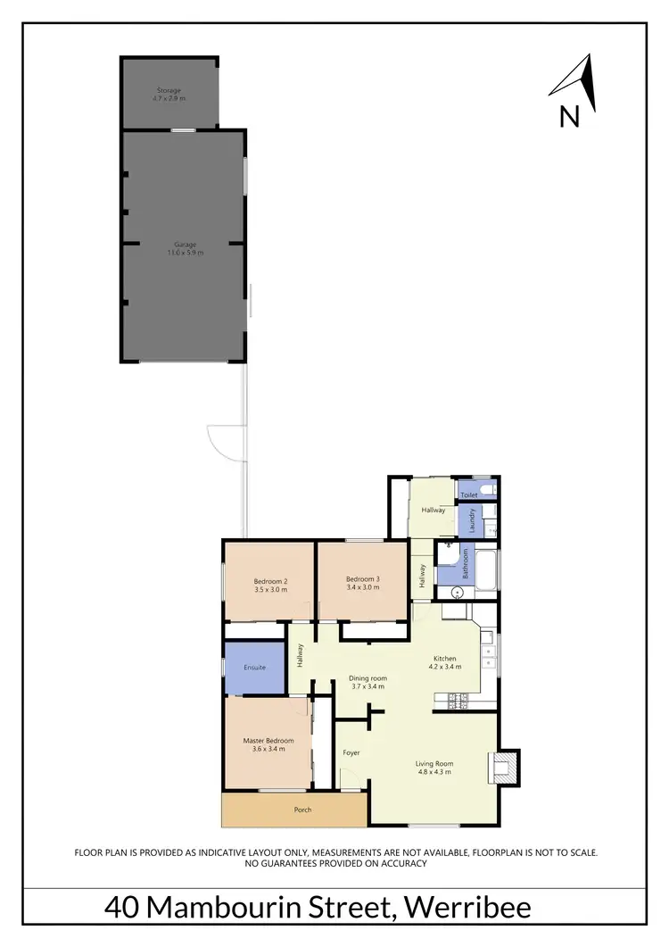Floorplan of Homely house listing, 40 Mambourin Street, Werribee VIC 3030