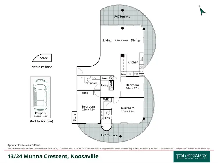 Floorplan of Homely unit listing, 13/24 Munna Crescent, Noosaville QLD 4566